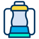 پیش‌نمایش فایل camp-lamp-4 از پک کمپینگ – سبک خطی رنگی