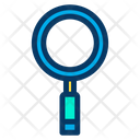 پیش‌نمایش فایل magnify-glass-7 از پک کمپینگ – سبک خطی رنگی
