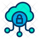 پیش‌نمایش فایل cloud-protection-24 از پک شبکه و پایگاه داده – سبک خطی رنگی
