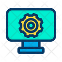 پیش‌نمایش فایل computer-settings-14 از پک شبکه و پایگاه داده – سبک خطی رنگی