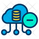 پیش‌نمایش فایل remove-cloud-data-3 از پک شبکه و پایگاه داده – سبک خطی رنگی