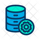 پیش‌نمایش فایل settings-database-6 از پک شبکه و پایگاه داده – سبک خطی رنگی