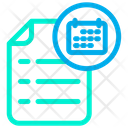 پیش‌نمایش فایل calendar-document از پک آموزش و مدرسه – سبک خطی رنگی – جلد ۱