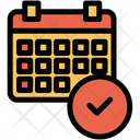 پیش‌نمایش فایل approved-schedule-1 از پک آموزش و مدرسه – سبک خطی تک‌رنگ – جلد ۱