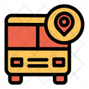 پیش‌نمایش فایل bus-location از پک آموزش و مدرسه – سبک خطی تک‌رنگ – جلد ۲