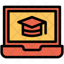 پیش‌نمایش فایل laptop-education-2 از پک آموزش و مدرسه – سبک خطی تک‌رنگ – جلد ۲