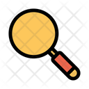 پیش‌نمایش فایل magnifying-glass-64 از پک آموزش و مدرسه – سبک خطی تک‌رنگ – جلد ۲
