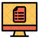 پیش‌نمایش فایل monitor-notes-2 از پک آموزش و مدرسه – سبک خطی تک‌رنگ – جلد ۲