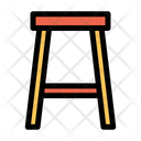 پیش‌نمایش فایل stool-103 از پک مبلمان – سبک خطی تک‌رنگ
