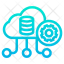 پیش‌نمایش فایل settings-database-7 از پک شبکه و پایگاه داده – سبک خطی گرادیانی