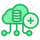 پیش‌نمایش فایل add-cloud-data-5 از پک شبکه و پایگاه داده – سبک خطی تک‌رنگ
