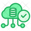 پیش‌نمایش فایل approved-cloud-data-5 از پک شبکه و پایگاه داده – سبک خطی تک‌رنگ