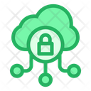 پیش‌نمایش فایل cloud-protection-26 از پک شبکه و پایگاه داده – سبک خطی تک‌رنگ