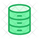 پیش‌نمایش فایل database-1115 از پک شبکه و پایگاه داده – سبک خطی تک‌رنگ