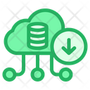 پیش‌نمایش فایل download-cloud-data-8 از پک شبکه و پایگاه داده – سبک خطی تک‌رنگ