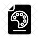پیش‌نمایش فایل art-document-4 از پک آموزش و مدرسه – سبک گلیف – جلد ۱