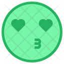 پیش‌نمایش فایل kiss-163 از پک ایموجی‌های خطی تک‌رنگ