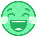 پیش‌نمایش فایل laughing-132 از پک ایموجی‌های خطی تک‌رنگ