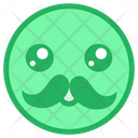 پیش‌نمایش فایل moustache-94 از پک ایموجی‌های خطی تک‌رنگ