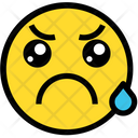 پیش‌نمایش فایل frustration-3 از پک ایموجی‌های خطی رنگی