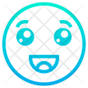 پیش‌نمایش فایل grinning-face-5 از پک ایموجی‌های خطی گرادیانی