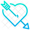 پیش‌نمایش فایل heart-and-arrow-3 از پک ایموجی‌های خطی گرادیانی