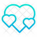 پیش‌نمایش فایل hearts-168 از پک ایموجی‌های خطی گرادیانی