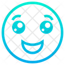 پیش‌نمایش فایل smiling-56 از پک ایموجی‌های خطی گرادیانی