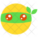 پیش‌نمایش فایل ninja-smiley-8 از پک ایموجی‌های فلت