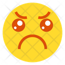 پیش‌نمایش فایل sad-and-angry-9 از پک ایموجی‌های فلت
