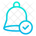پیش‌نمایش فایل approved-bell-5 از پک آموزش و مدرسه – سبک خطی گرادیانی – جلد ۱