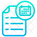 پیش‌نمایش فایل calendar-document-5 از پک آموزش و مدرسه – سبک خطی گرادیانی – جلد ۱