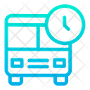 پیش‌نمایش فایل clock-bus از پک آموزش و مدرسه – سبک خطی گرادیانی – جلد ۱