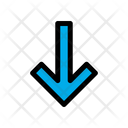 پیش‌نمایش فایل down-arrow-270 از پک جهت و پیکان‌ها – سبک خطی رنگی – جلد ۱