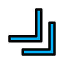 پیش‌نمایش فایل lower-right-10 از پک جهت و پیکان‌ها – سبک خطی رنگی – جلد ۱