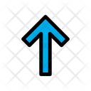 پیش‌نمایش فایل top-arrow-11 از پک جهت و پیکان‌ها – سبک خطی رنگی – جلد ۱