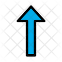 پیش‌نمایش فایل top-arrow-12 از پک جهت و پیکان‌ها – سبک خطی رنگی – جلد ۱