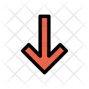 پیش‌نمایش فایل down-arrow-277 از پک جهت و پیکان‌ها – سبک خطی تک‌رنگ – جلد ۱