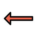 پیش‌نمایش فایل left-arrow-383 از پک جهت و پیکان‌ها – سبک خطی تک‌رنگ – جلد ۱
