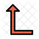 پیش‌نمایش فایل turn-left-up-11 از پک جهت و پیکان‌ها – سبک خطی تک‌رنگ – جلد ۱