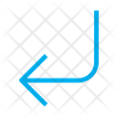 پیش‌نمایش فایل turn-down-left-18 از پک جهت و پیکان‌ها – سبک فلت – جلد ۲