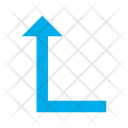 پیش‌نمایش فایل turn-left-up-18 از پک جهت و پیکان‌ها – سبک فلت – جلد ۱
