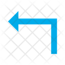 پیش‌نمایش فایل turn-up-left-18 از پک جهت و پیکان‌ها – سبک فلت – جلد ۱