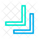 پیش‌نمایش فایل lower-right-33 از پک جهت و پیکان‌ها – سبک خطی رنگی