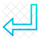 پیش‌نمایش فایل turn-down-left-26 از پک جهت و پیکان‌ها – سبک خطی گرادیانی