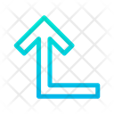 پیش‌نمایش فایل turn-left-up-25 از پک جهت و پیکان‌ها – سبک خطی گرادیانی