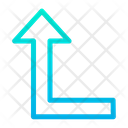 پیش‌نمایش فایل turn-left-up-26 از پک جهت و پیکان‌ها – سبک خطی گرادیانی