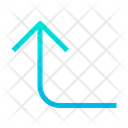 پیش‌نمایش فایل turn-left-up-27 از پک جهت و پیکان‌ها – سبک خطی گرادیانی
