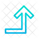 پیش‌نمایش فایل turn-right-up-25 از پک جهت و پیکان‌ها – سبک خطی گرادیانی