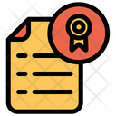 پیش‌نمایش فایل ribbon-document-3 از پک آموزش و مدرسه – سبک خطی تک‌رنگ – جلد ۳